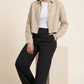 Pintuck Wide Leg Trousers – Scuba Fabric | Elastic Waist Everyday Pants