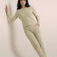 Cotton Ribbed Suit | Lemon Twist